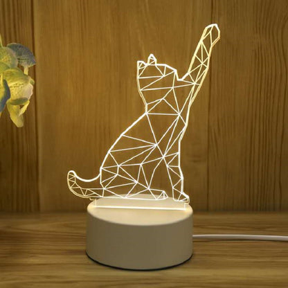 Cartoon Night Light, LED Desk Lamp, LED Night Light, Acrylic Sleep Night Light, Lamp LED Desk Lamp,Table Lamp Birthday Gifts for Kids