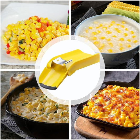 Fast Corn Cob Seperater Peeler - Corn Cob Stripper, 2024 New Corn Cob Stripper, Corn Cutter to Cut Corn off the Cob, Easily Peel Your Corn Cobs, Cooked or Fresh (1PCS)
