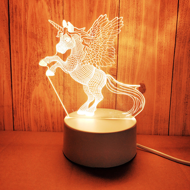 Cartoon Night Light, LED Desk Lamp, LED Night Light, Acrylic Sleep Night Light, Lamp LED Desk Lamp,Table Lamp Birthday Gifts for Kids
