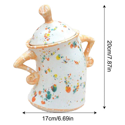 Canister with Attitude - Tea Coffee and Sugar Canister - Sassy Storage Jars With Attitude - Food Storage Canister With Lid - Decorative Kitchen Food Storage for Coffee Tea Sugar