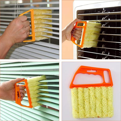 Blinds Brush Window Blind Cleaner Duster Brush Cleaning Brushes for Household Use Hand Window Shades for Home Window Blinds Dust Cleaner Venetian Blinds Fiber Washable