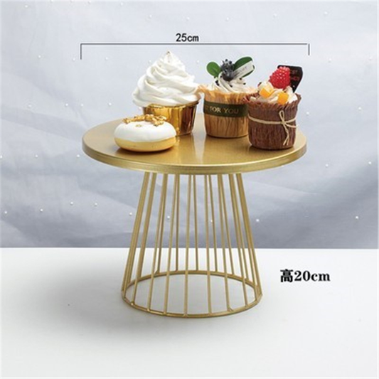 2PCS Cake Stand Metal Cake Stand Wedding Gold Dessert Display Rack Birthday Party Decoration Cupcake Stand Food Cake Tray Cupcake Stand