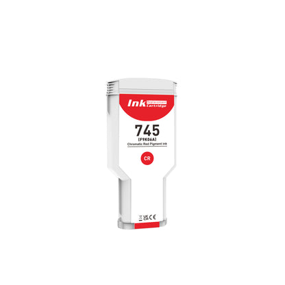 745 Ink Cartridge Set 300ML HP 745 F9K06A F9K05A F9K04A F9K03A F9K02A F9K01A Compatible for Designjet Z2600 Z5600 Postscript Printers (6-Pack)