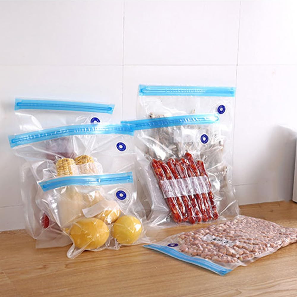 Handheld Vacuum Sealer Multifunctional Food Sealing Machine Mason Jars Electric Sealer Kit with 2 Jar Lids and 2 Preservation Bags for Keeping Food, Fruits, Vegetables s