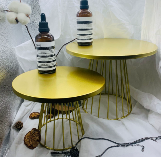 2PCS Cake Stand Metal Cake Stand Wedding Gold Dessert Display Rack Birthday Party Decoration Cupcake Stand Food Cake Tray Cupcake Stand