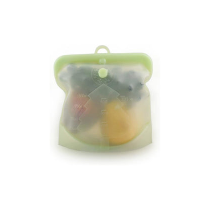 6 Pcs Silicone Storage Bag Sandwich Bags Reusable Freezer Bags Food Bags Reusable Food Bags Food Storage Bags Reusable Snack Bags for Kids Reusable Storage Bags Silicone Bags