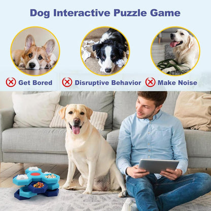 Slow Feeder Dog Bowl PC Interactive Pet Toy Four Layer Design for Safe and Fun Pet Eating