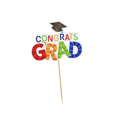 Graduation theme celebration cake topper color graduation cake decoration