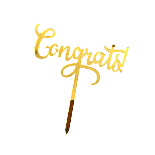 Congrats Grad Cake Topper Glitter Gold Congrats Grad 2025 Personalized For College University Graduate Party Decor Grad Cap Grad Gifts For Student Classmate Schoolmate