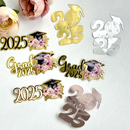 2025 Graduation theme Acrylic topper cake decoration