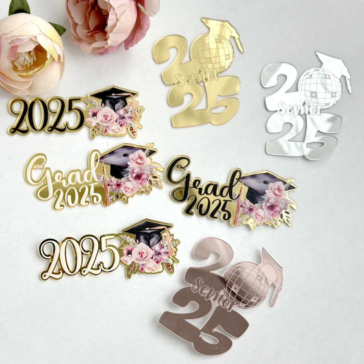 2025 Graduation theme Acrylic topper cake decoration