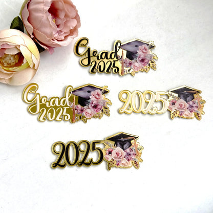 2025 Graduation theme Acrylic topper cake decoration