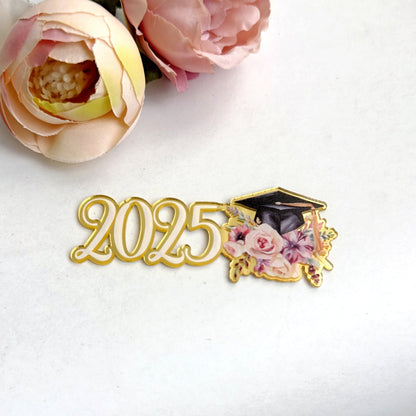 2025 Graduation theme Acrylic topper cake decoration