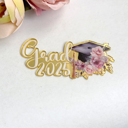 2025 Graduation theme Acrylic topper cake decoration