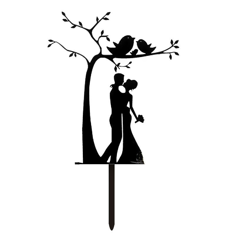 Mr and Mrs Wedding Cake Topper, Mirror Acrylic Bride and Groom Love Heart Couple Cake Topper for Wedding Bachelorette Anniversary Proposal Engagement Party