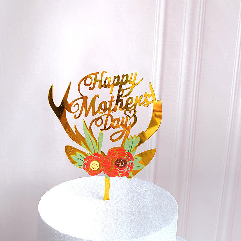 Birthday cake decorations，Wedding Party,Cake Topper Cake Decorations for Birthday, Topper Suitable for Family Birthday, Wedding Party, Anniversary Decoration