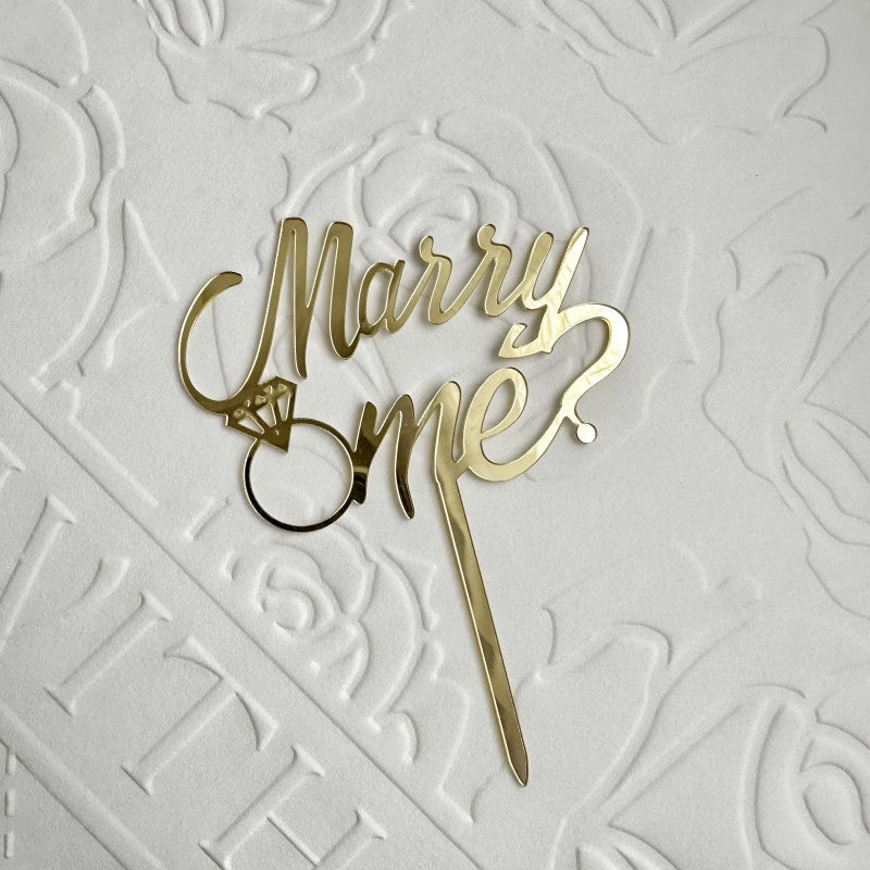 3pcs Get Married New Wedding Cake Topper Acrylic Wedding Engagement Cake Topper Wedding & Engagement Party Baking Cake Decoration