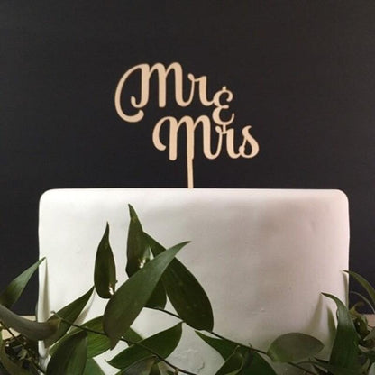 10pcs Wooden Mr and Mrs Cake Topper Wedding Cake Toppers Custom Cake Topper Gift Decoration Engaged Foam Ring Finger | Bride To Be Bridesmaid Favors Bridal Shower Engagement Party