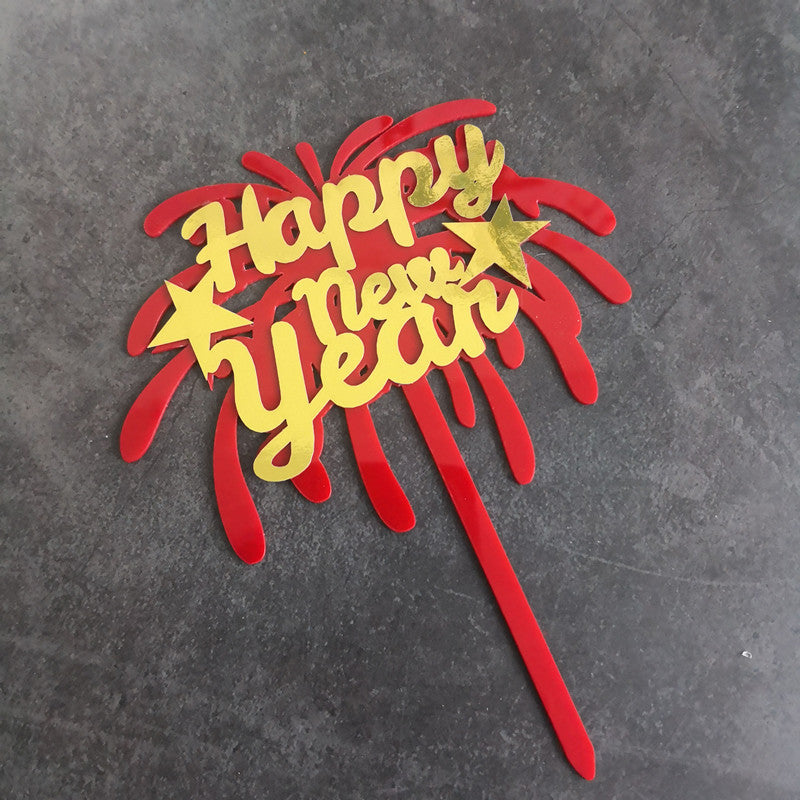 24pcs 6Pcs Happy New Year Acrylic Cake Topper Cheers To The New Year Cake Toppers Hello 2024 Cake Decoration Cheers 2024 Gold Cake Decorations Cake Decor for 2024 New Years Eve Cake Supplies