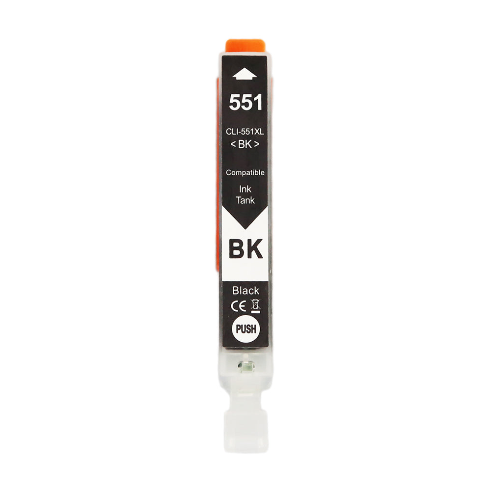PGI-550XL/CLI-551XL Ink Cartridges Replacement for Canon PGI550XL CLI551XL PGI-550 CLI-551 Ink Cartridge Combo Pack Work for Canon Pixma MG5450 MG5550 Printers