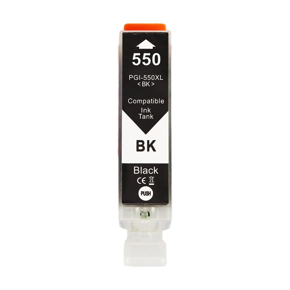 PGI-550XL/CLI-551XL Ink Cartridges Replacement for Canon PGI550XL CLI551XL PGI-550 CLI-551 Ink Cartridge Combo Pack Work for Canon Pixma MG5450 MG5550 Printers