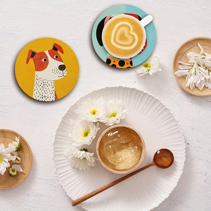 Coasters wooden cup mats essential holidays