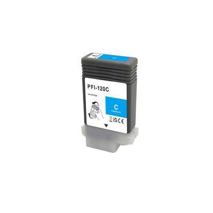 Compatible Ink Cartridges Replacement for Canon PFI120 to use with Canon imagePROGRAF iPF TM-200 TM-300 TM-305 TM-205 (2 Matte Black, 1 Black, 1 Cyan, 1 Magenta, 1 Yellow, 6 Pack)
